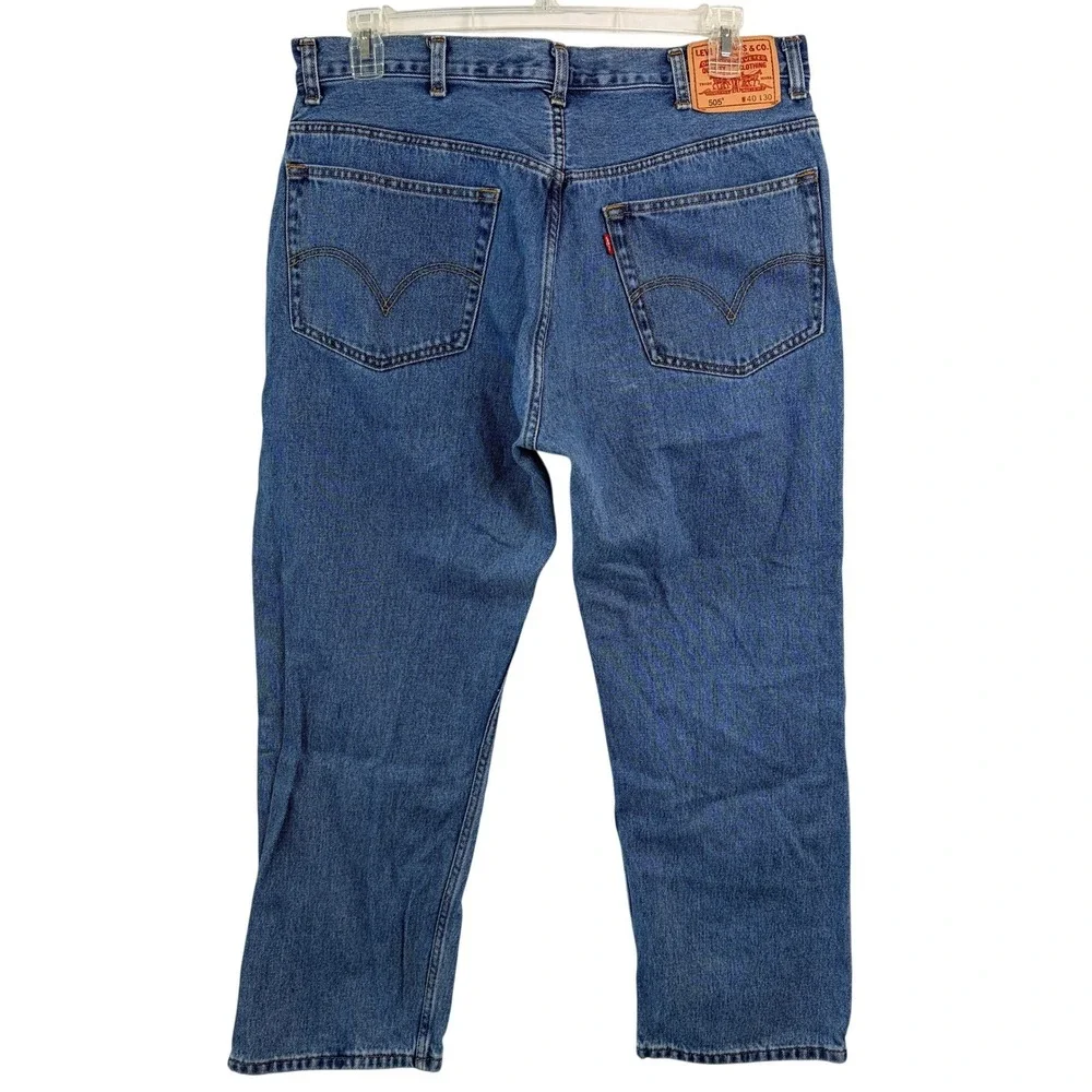 Levi's 505 Regular Fit Jeans 40x30‎ Blue Excellent